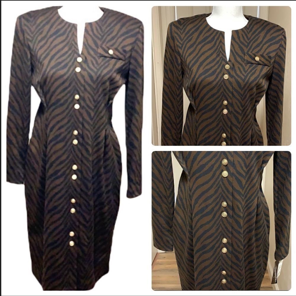 Miss Dorby AnimalPrint Dress Sz 6P